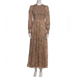 Zimmermann Multicolor Paisley Long Sleeve Dress